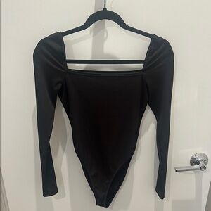 Black Long Sleeve Bodysuit